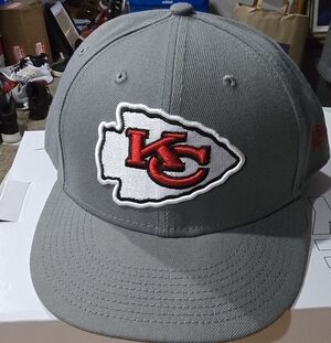 New Era Gray Kansas City Chiefs Hat